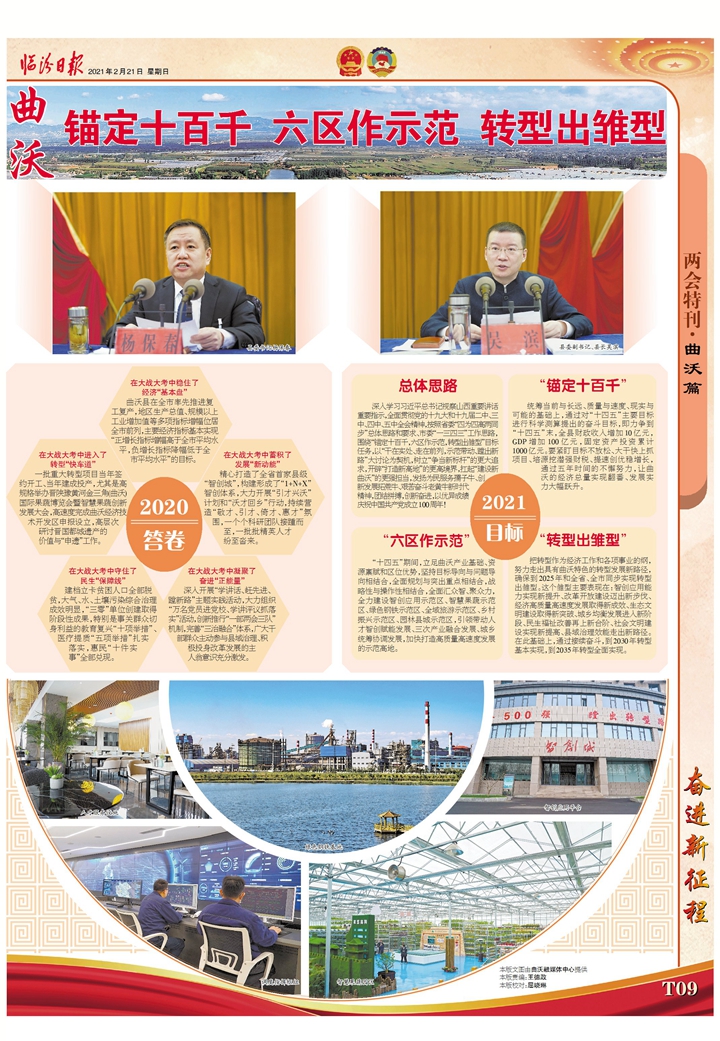 曲沃：錨定十百千 六區作示范 轉型出雛型
