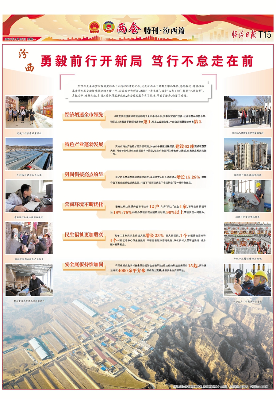 汾西：勇毅前行開(kāi)新局 篤行不怠走在前